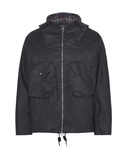 Barbour Gray Utility Sapper Waxed Jacket for men