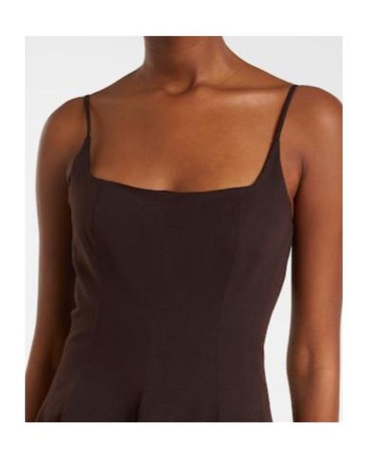 Staud Black Joy Cotton-Blend Gown