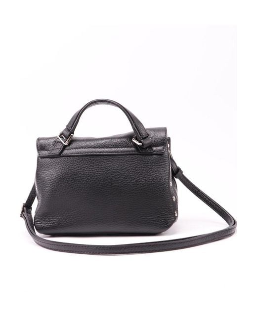 Zanellato Black Flip Shoulder Bag