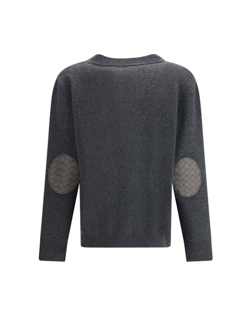 Bottega Veneta Blue Long-Sleeved Cardigan for men