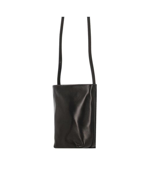 The Row White Leather Cross Body Bag