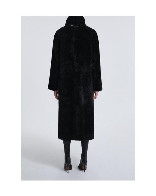 Nour Hammour Black Long-Sleeved Coat