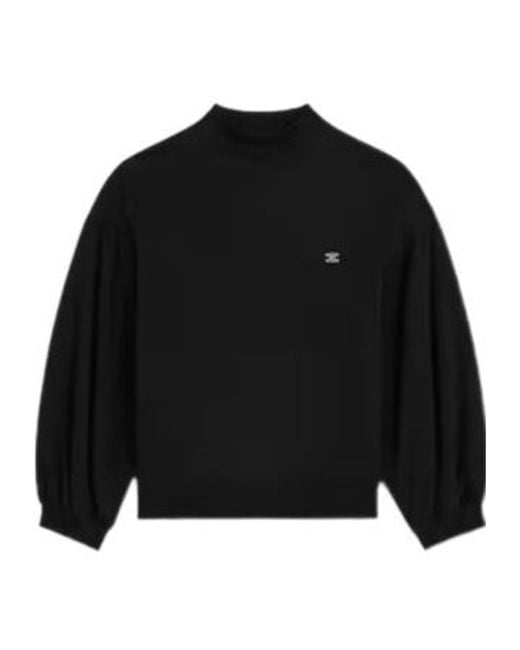 Céline Black Loose Sweatshirt