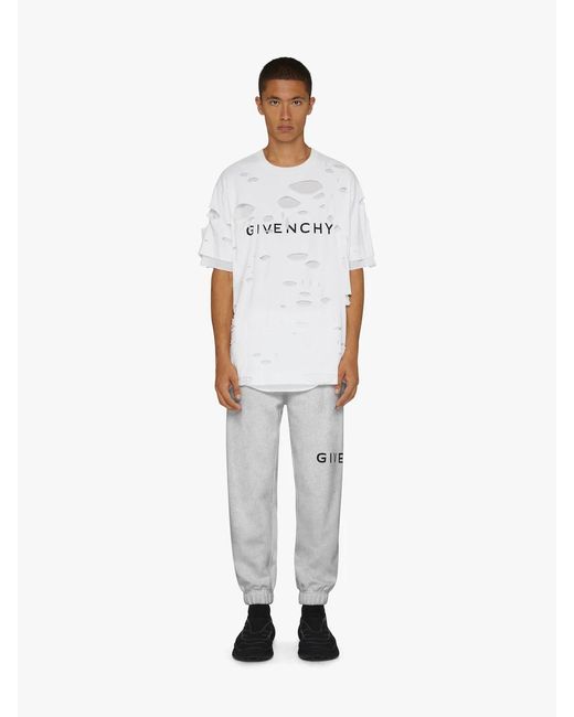 Givenchy Gray Archetype Slim Fit Jogger Pants for men