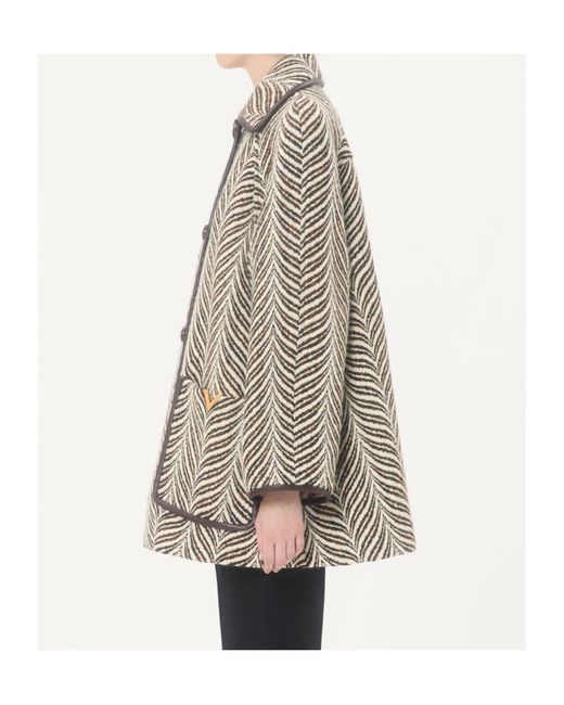 Valentino Gray Fauve Éclat Animalier Peacoat