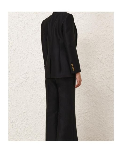 Zimmermann Black Hypnotic Tailored Jacket