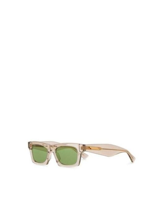 Bottega Veneta Green Full Frame Sunglasses