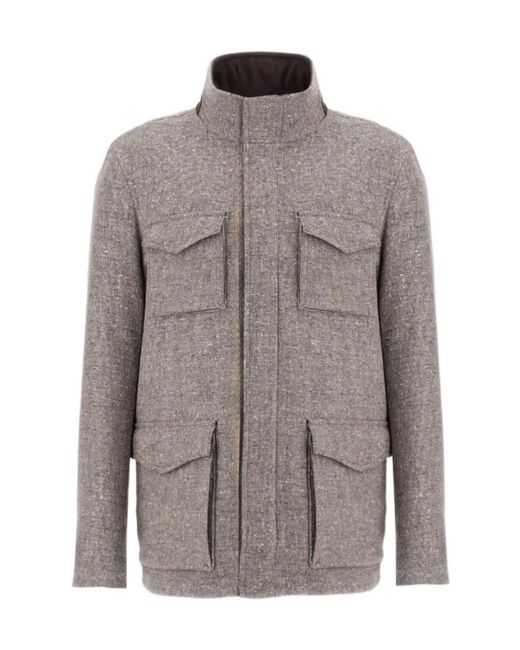 Herno Gray Resort Field Jacket for men