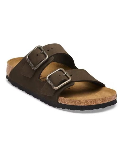 Birkenstock Brown Arizona Wire Buckle for men