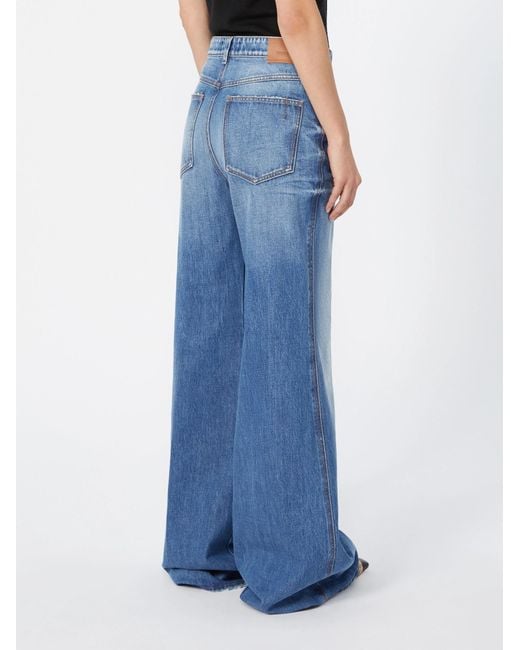 Sportmax Blue Spdmeandro Flared Jeans