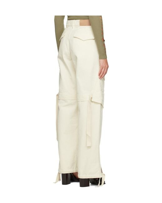 Dion Lee Natural Pocket Work Jeans Pants