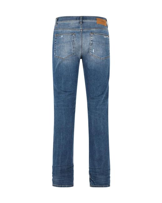 Amiri Blue Stack Skinny Jeans for men
