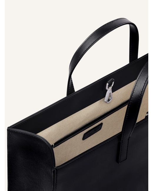 Courreges Black Ac Tote Bag for men