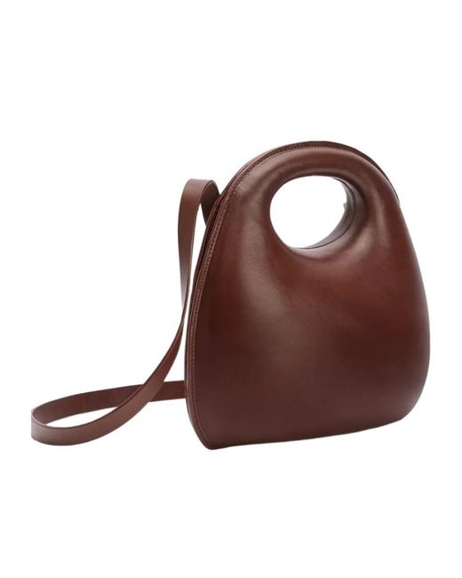 Lemaire Brown Egg Tote Bag for men
