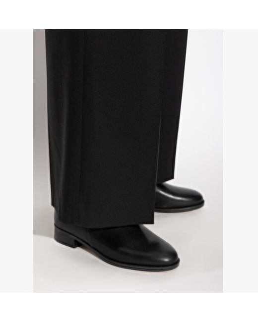 MICHAEL Michael Kors Black Round-Toe Ankle Boots