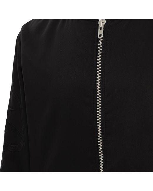 KENZO Black Zipper Long-Sleeved Casual Jacket for men