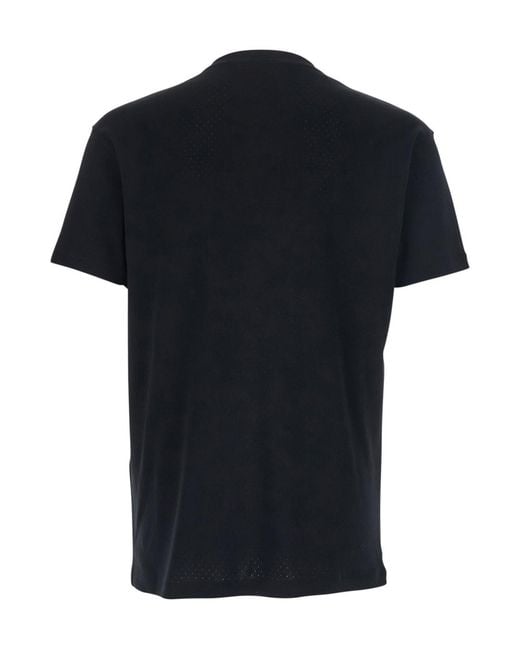 Tom Ford Black Short Sleeved Crewneck T-Shirt for men