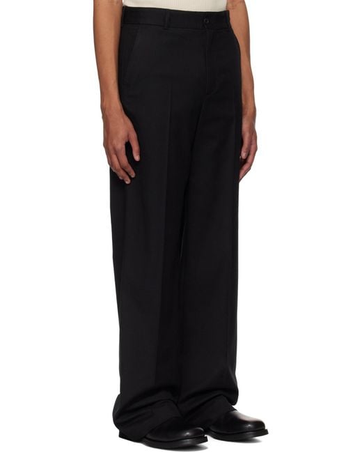 Hope Black Kore Trousers for men