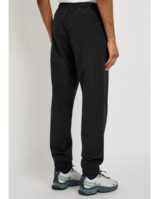 Moncler Black Tapered-Leg Shell Sweatpants for men