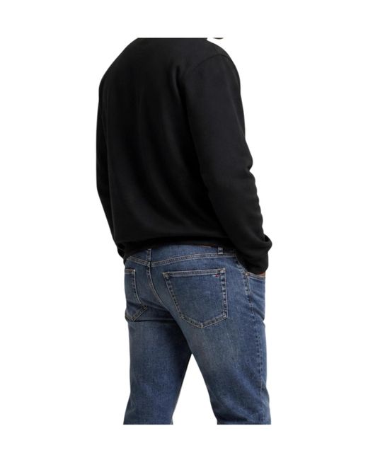 Calvin Klein Blue Logo-Patch Sweater for men