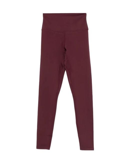 Varley Red High-Waisted Performance Leggings
