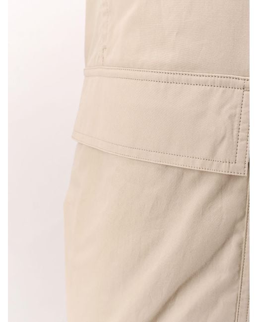 Rick Owens Natural Cargo Pods Cargo Shorts for men