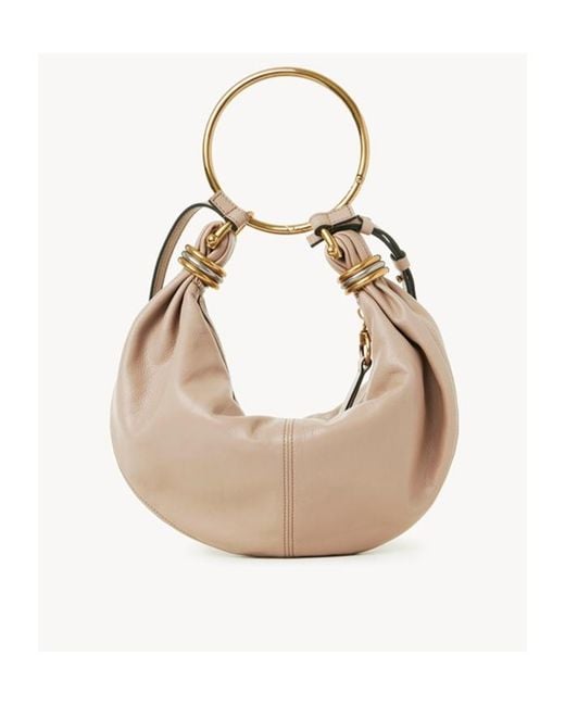 Chloé White Chloé Bracelet Zipped Small Shoulder Bag