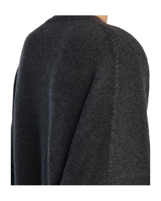 Khaite Black Margaux Crewneck Jumper