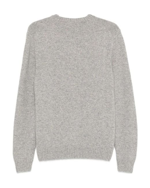 Zanone Gray Geelong Knitted Jumper for men