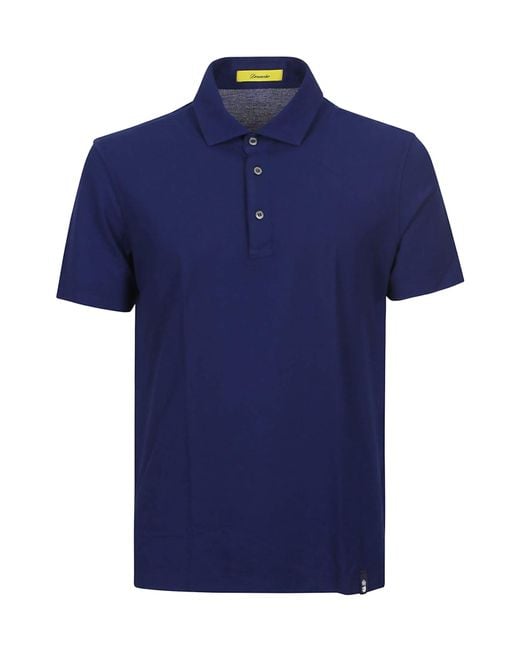 Drumohr Blue Polo Shirt for men