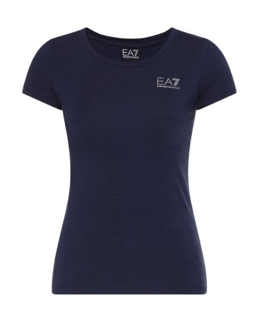 EA7 Blue Logot-Shirt