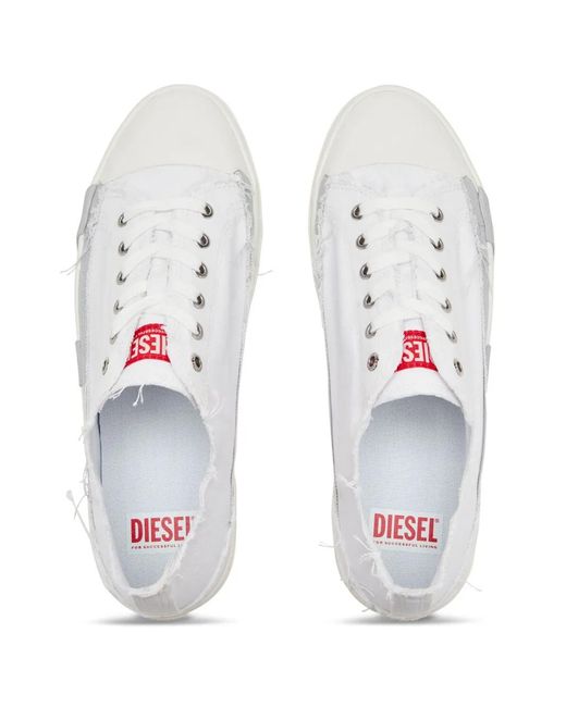 DIESEL White S-D-Verse Low Trainers