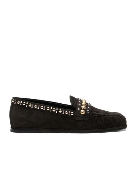 Stuart Weitzman Black Perry Loafer