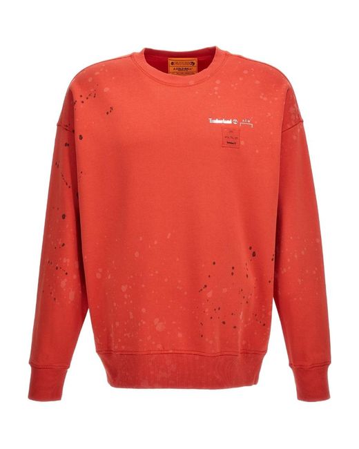 A_COLD_WALL* Red A-Cold-Wall* Logo Patch Crewneck Sweatshirt for men