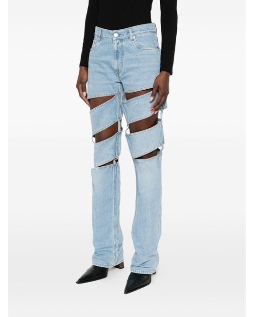 Coperni Blue Belt Loop Jeans