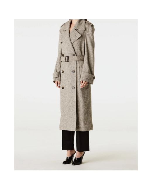 Stella McCartney Natural Long Sleeve Coat