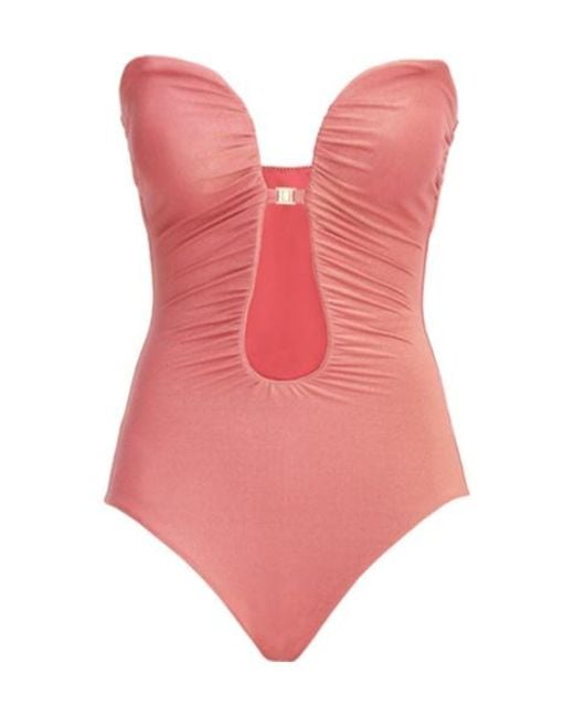 Zimmermann Red Rhiannon Deep Plunge 1Pc