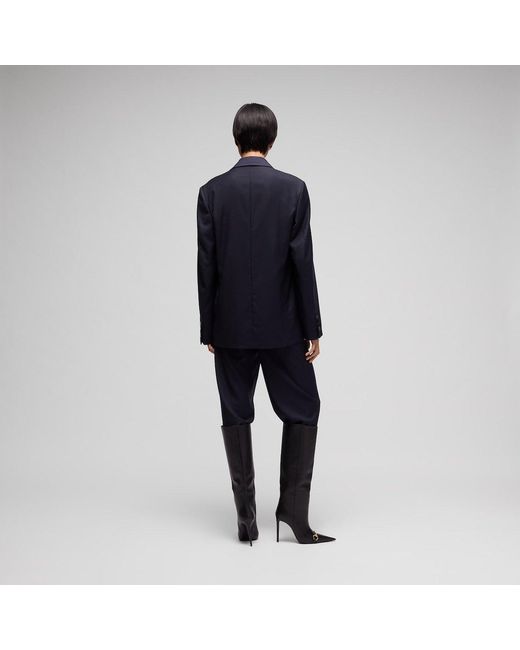 Gucci Blue Double-Breasted Blazer