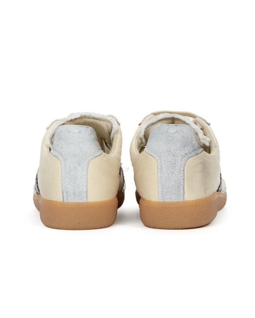 Maison Margiela White Replica Round Toe Sneakers for men