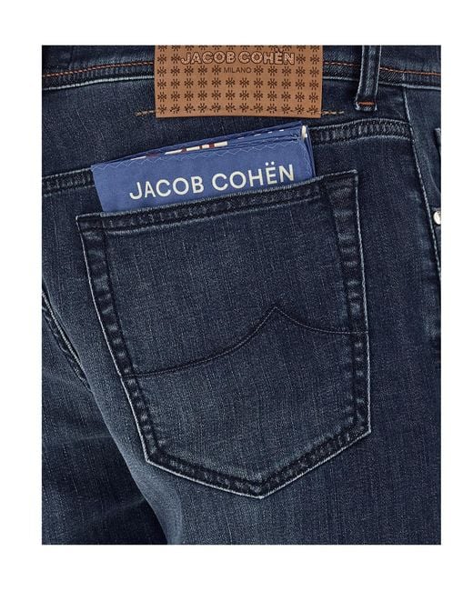 Jacob Cohen Blue Bard Slim-Fit Jeans for men