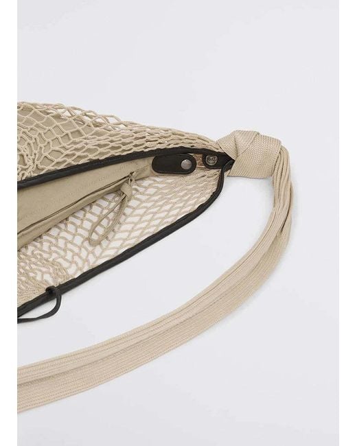 Lemaire White X Filt Croissant Bow Detail Shoulder Bag for men