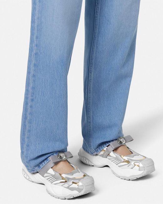 Versace White M_Vs_06 Mary Jane Sneakers