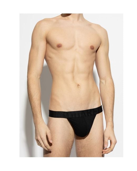 DSquared² Black Elastic Waist Underwear for men