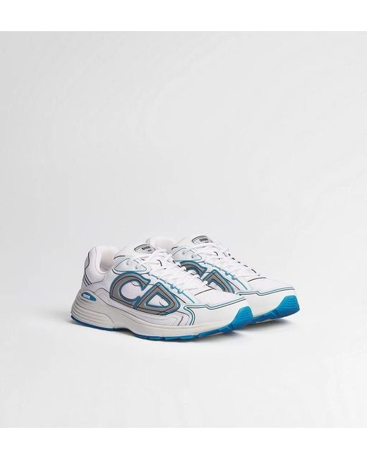 Dior Blue Homme B30 Countdown Low-Top Sneakers for men