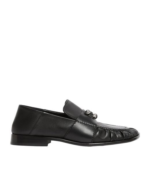 Sportmax Black Pleated Loafers