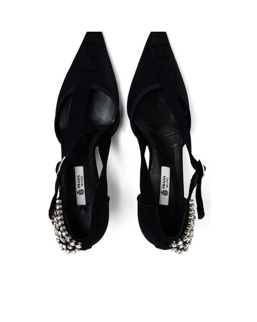Prada Black Versatile Minimalist Stiletto Heels