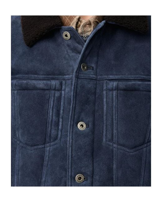 Loewe Blue Trucker Jacket for men
