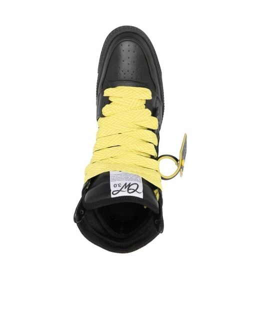 Off-White c/o Virgil Abloh Black 3.0 Off Court Lace-Up Sneakers for men