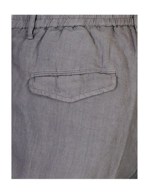 Peserico Gray Lightweight Jogger Trousers for men