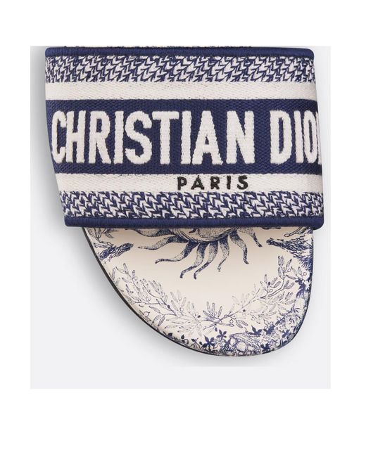 Dior White Dway Slide